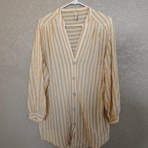 Zara Striped Tunic Size Large - image 1